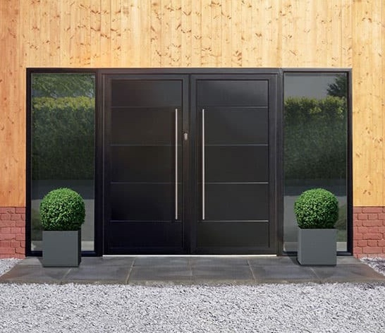 double-solid-aluminium-front-door
